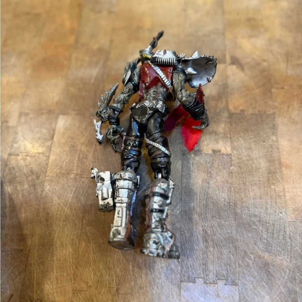 1997 McFarlane Spawn Series 7 Zombie Spawn Red Black Fantasy Action Figure Toy